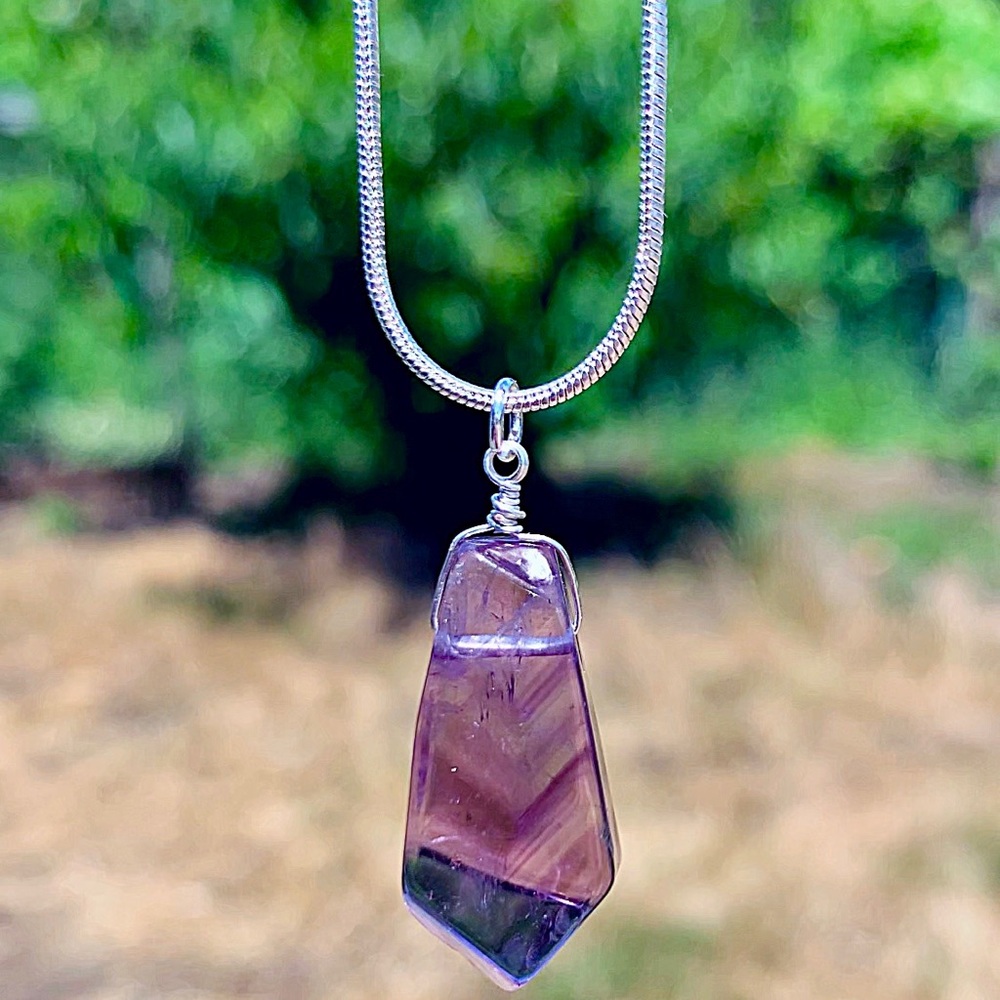 5 LEFT! Amethyst Gemstone Pendant! (Larger Size) - Picture 5 of 7